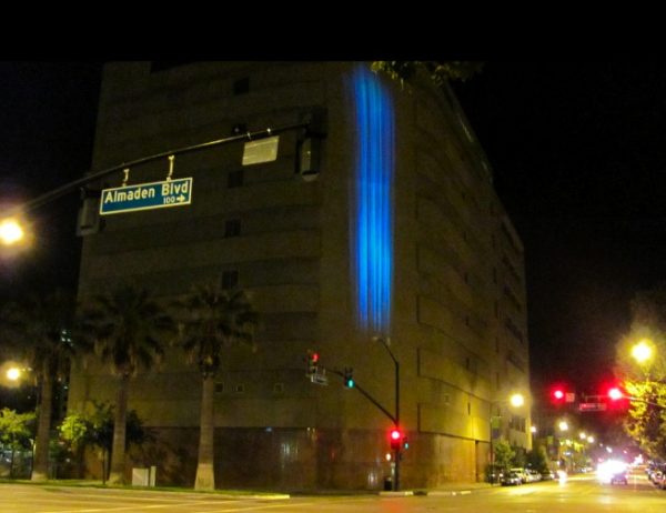 Particle Falls, un projet d&rsquo;Andrea Polli & Chuck Varga