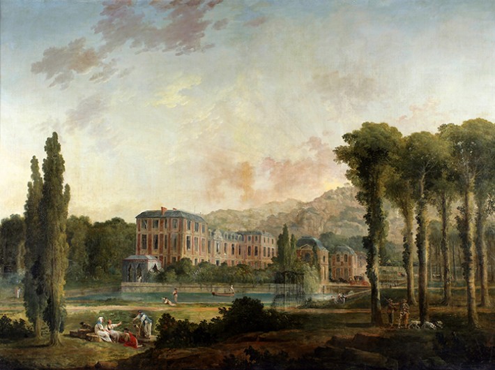 Hubert Robert, Vue du château de Chamarande, vers 1785, 277 x 203 cm, Domaine départemental de Chamarande, Conseil général de l’Essonne © Yves Morelle