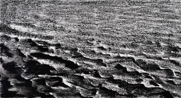 Isabelle Lévénez, Sans-titre, 2013 Mine de plomb sur papier — 90 × 135 cm